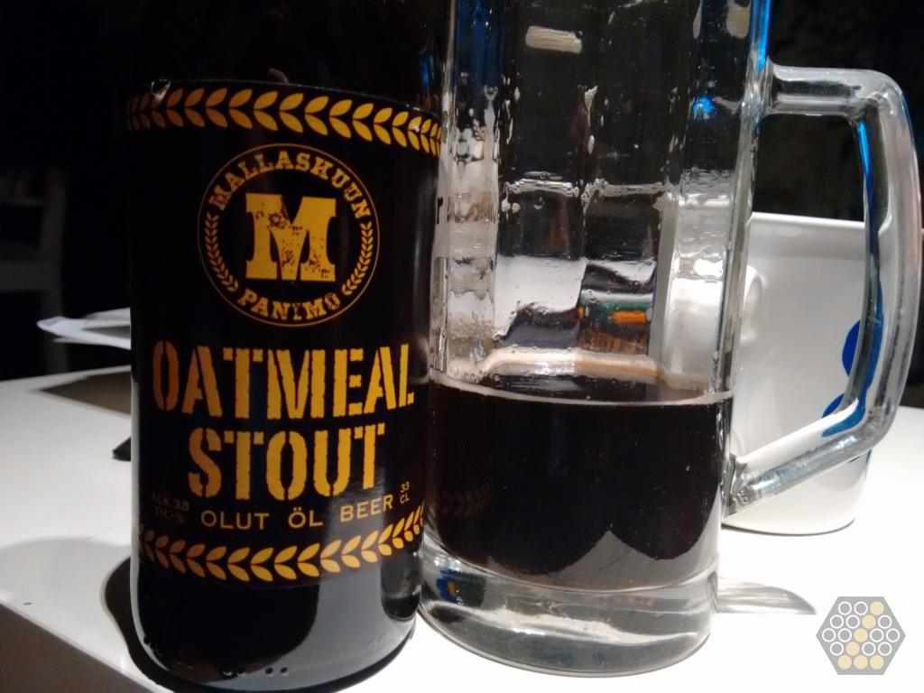 M like in OatMeal. A stout from the Mallaskuun panimo